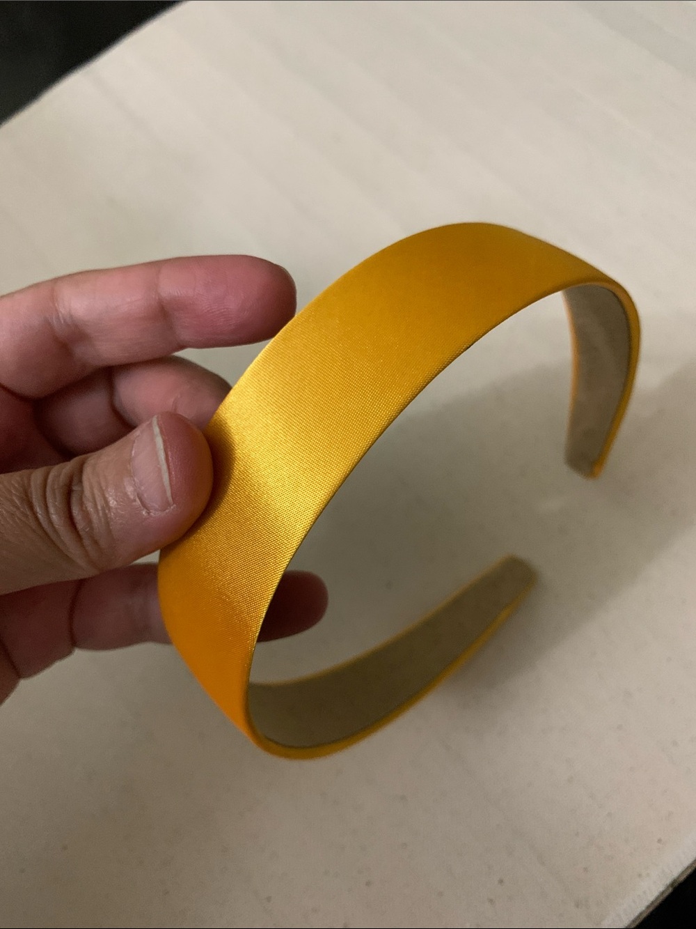 Satin Wide Headband in Mustard Yellow 2 for $10 Light weight comfortable